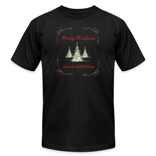 Beautiful Green Christmas Tree Graphic - Unisex Jersey T-Shirt by Bella + Canvas