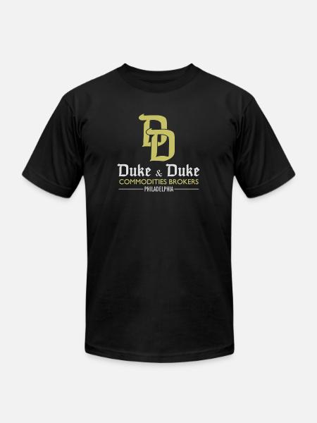 Duke and Duke - Unisex Jersey T-Shirt by Bella + Canvas - black