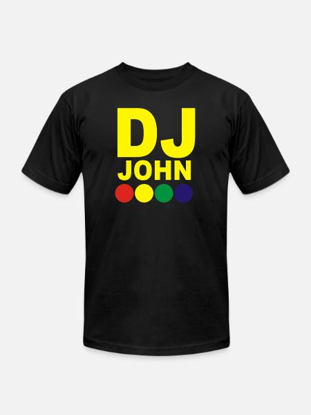 DJ John - Unisex Jersey T-Shirt by Bella + Canvas - black