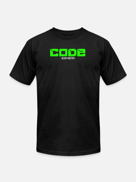 programmer - Unisex Jersey T-Shirt by Bella + Canvas - black