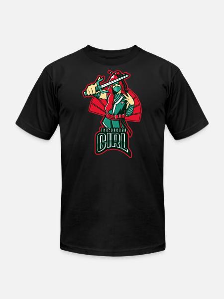 THE DAGGER GIRL - Unisex Jersey T-Shirt by Bella + Canvas - black
