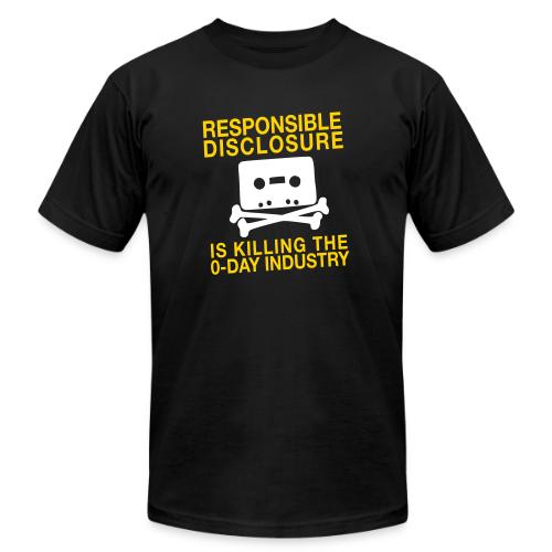 Killing the 0-day Industry - Unisex Jersey T-Shirt by Bella + Canvas