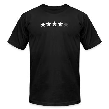 Metokur Star Hat - Unisex Jersey T-Shirt by Bella + Canvas - black - Front - Jose (178cm)