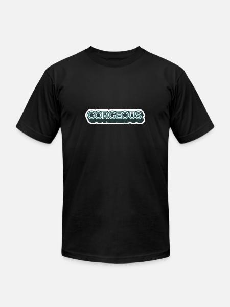 gorgeous - Unisex Jersey T-Shirt by Bella + Canvas - black