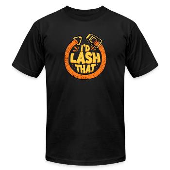 Débardeur, je fouetterais ça - T-shirt unisexe Bella + Canvas - noir - Devant - Jose (178cm)