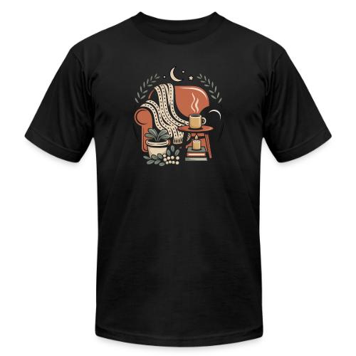 Moonlit Cozy Night Recliner - Unisex Jersey T-Shirt by Bella + Canvas