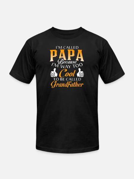 Papa - Unisex Jersey T-Shirt by Bella + Canvas - black