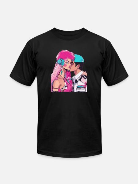 Anime Love is Limitless - Unisex Jersey T-Shirt by Bella + Canvas - black