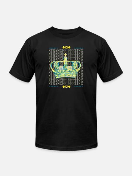 Stranger Feeling - Unisex Jersey T-Shirt by Bella + Canvas - black