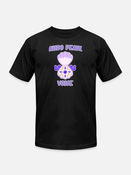 Aiiro Pearl Voice - Unisex Jersey T-Shirt by Bella + Canvas - black