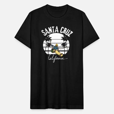 T-shirt Santa Cruz Vintage California Surf - Débardeur Rétro Années 70-80, Cadeau Surfeur - 3