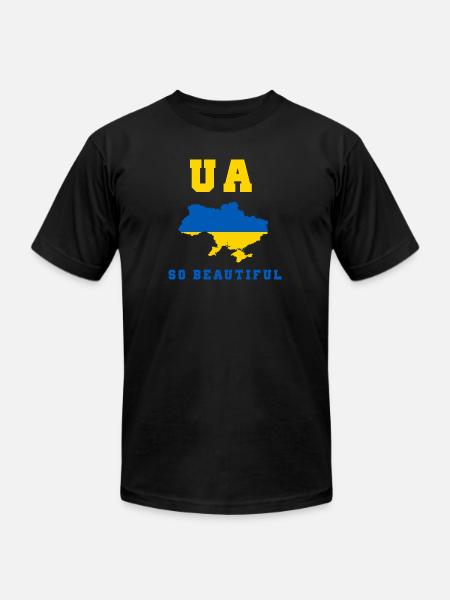 UA so beautiful - Unisex Jersey T-Shirt by Bella + Canvas - black