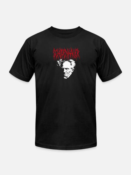 Arthur Schopenhauer - Unisex Jersey T-Shirt by Bella + Canvas - black
