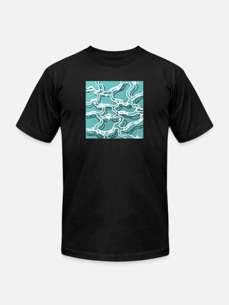 Water - Unisex Jersey T-Shirt by Bella + Canvas - black