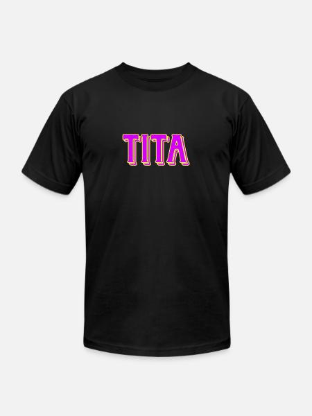 tita - Unisex Jersey T-Shirt by Bella + Canvas - black
