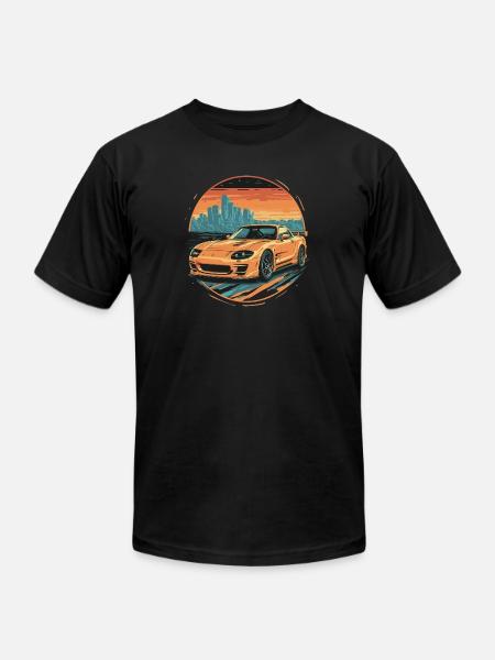 rx 7 fc - Unisex Jersey T-Shirt by Bella + Canvas - black