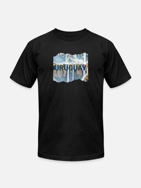 URUGUAY 24 24 - Unisex Jersey T-Shirt by Bella + Canvas - black