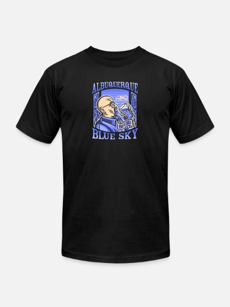 Albuquerque Blue Sky - Unisex Jersey T-Shirt by Bella + Canvas - black