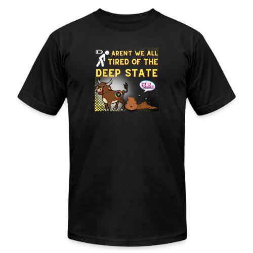 Tired Design for Dark Background - Unisex Jersey T-Shirt by Bella + Canvas