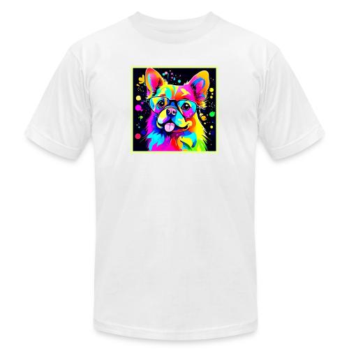 Vivid Canine Vibes Design - Unisex Jersey T-Shirt by Bella + Canvas