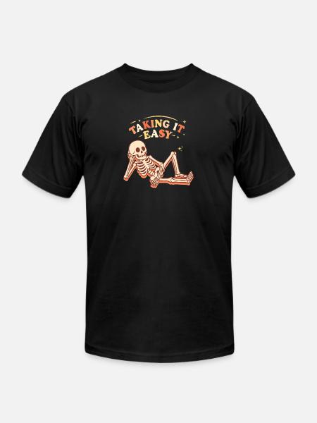 Taking it easy - Unisex Jersey T-Shirt by Bella + Canvas - black