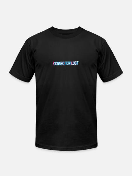 Connection Lost - Unisex Jersey T-Shirt by Bella + Canvas - black