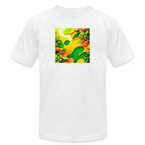 Fresh Citrus Summer Vibes Art - Unisex Jersey T-Shirt by Bella + Canvas