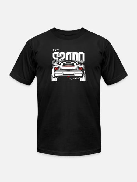 S2000 Ap2abcdabcdabcdwhite Print - Unisex Jersey T-Shirt by Bella + Canvas - black