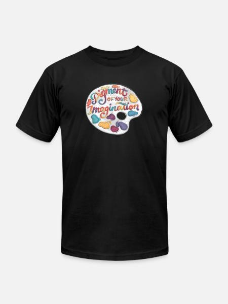 Pigment Of Your Imagination - Unisex Jersey T-Shirt by Bella + Canvas - black