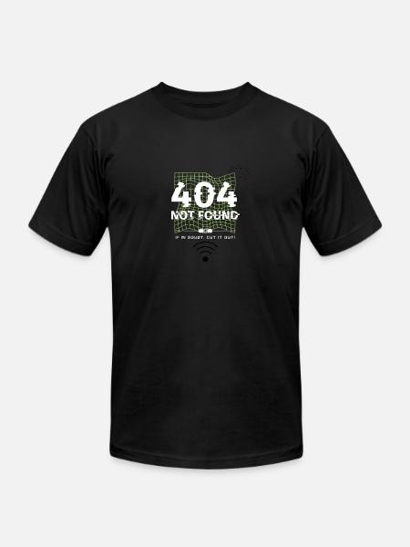 Page 404 - Unisex Jersey T-Shirt by Bella + Canvas - black