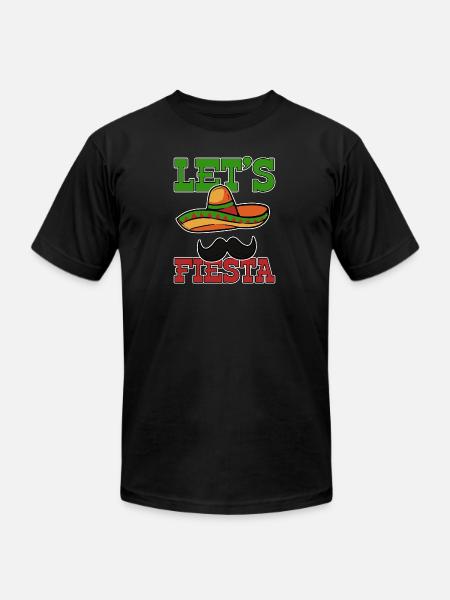 Cinco de Mayo Mexican - Unisex Jersey T-Shirt by Bella + Canvas - black