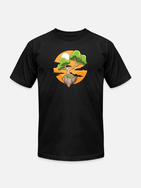Bonsai - Unisex Jersey T-Shirt by Bella + Canvas - black