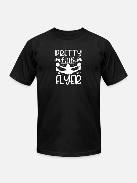 Pretty little flyer - Unisex Jersey T-Shirt by Bella + Canvas - black