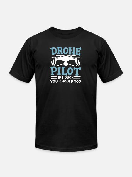 Drone Pilot - Unisex Jersey T-Shirt by Bella + Canvas - black