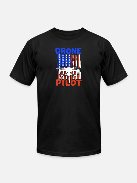 Drone Pilot - Unisex Jersey T-Shirt by Bella + Canvas - black