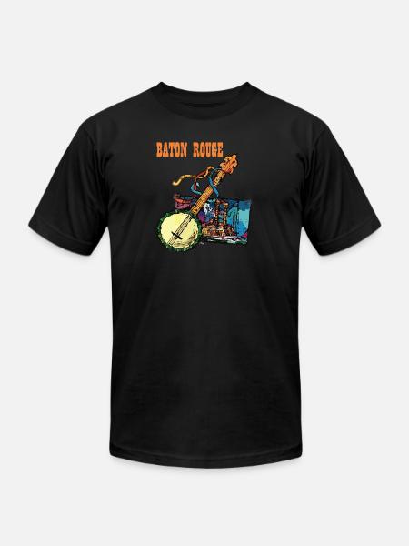 Baton Rouge - Unisex Jersey T-Shirt by Bella + Canvas - black
