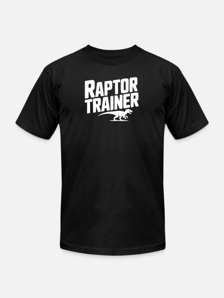 Raptor Trainer - Unisex Jersey T-Shirt by Bella + Canvas - black