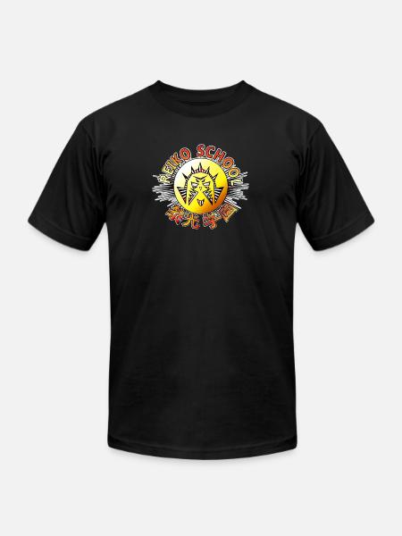 Reiko Daybreak School Emblem Sunrise - Unisex Jersey T-Shirt by Bella + Canvas - black