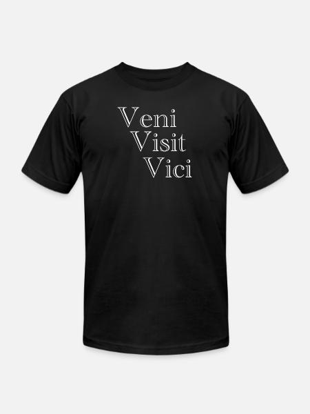 Veni Visit Vici - Unisex Jersey T-Shirt by Bella + Canvas - black