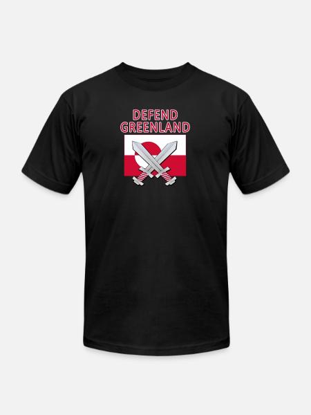 DEFEND GREENLAND - Unisex Jersey T-Shirt by Bella + Canvas - black