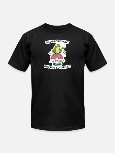 Disappointment But Not Surprised - Unisex Jersey T-Shirt by Bella + Canvas - black