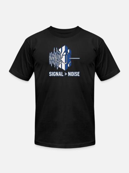 Professional Signal Logic Tee - Unisex Jersey T-Shirt by Bella + Canvas - black