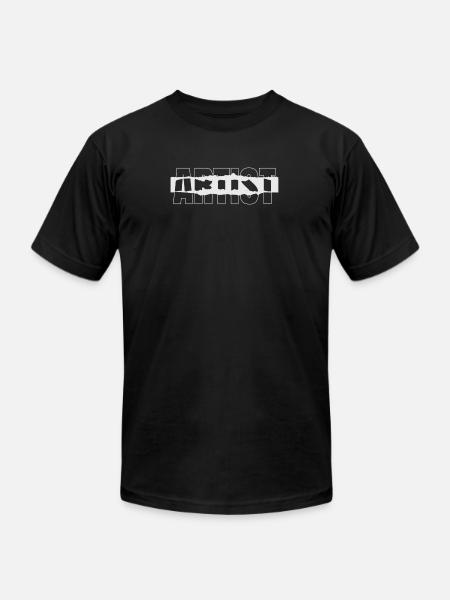Artist - Unisex Jersey T-Shirt by Bella + Canvas - black