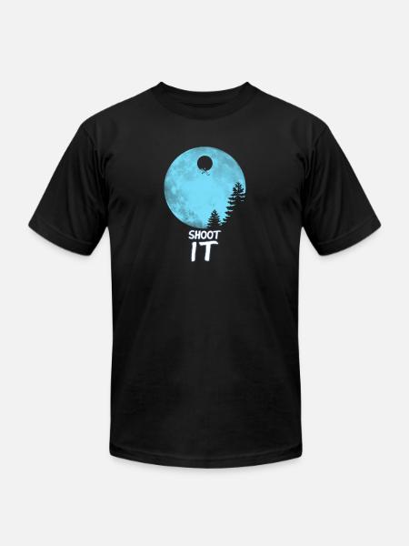 Shoot It107 - Unisex Jersey T-Shirt by Bella + Canvas - black