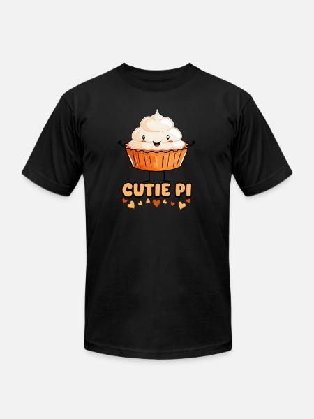 Pumpkin Pie Cutie Pie - Unisex Jersey T-Shirt by Bella + Canvas - black