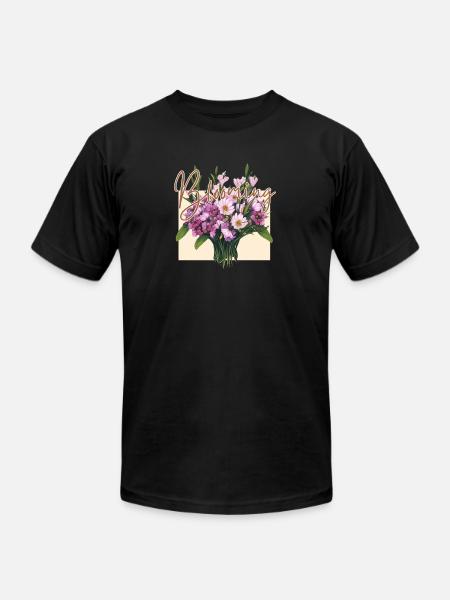 The Blooming Marvel - Unisex Jersey T-Shirt by Bella + Canvas - black