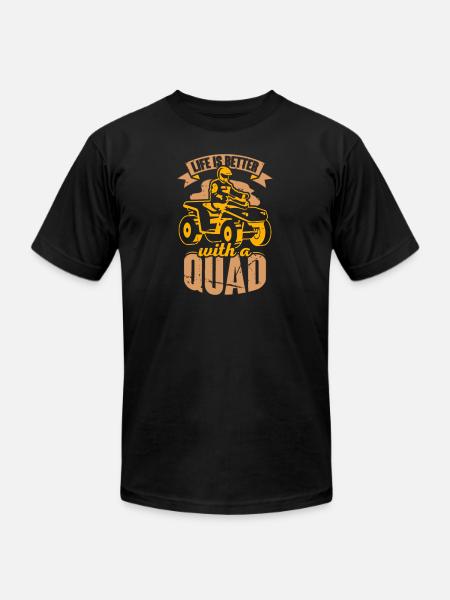 Quad Driver Offroad - Unisex Jersey T-Shirt by Bella + Canvas - black