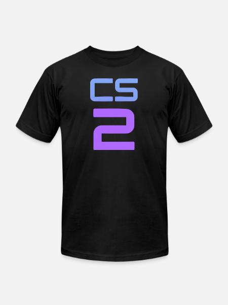 CS 2 - Unisex Jersey T-Shirt by Bella + Canvas - black
