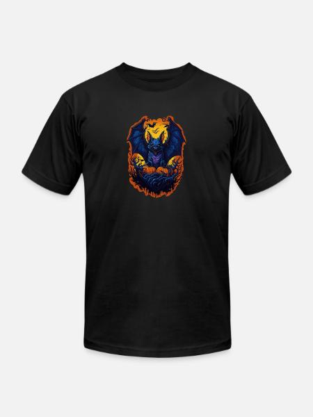 halloween bat - Unisex Jersey T-Shirt by Bella + Canvas - black