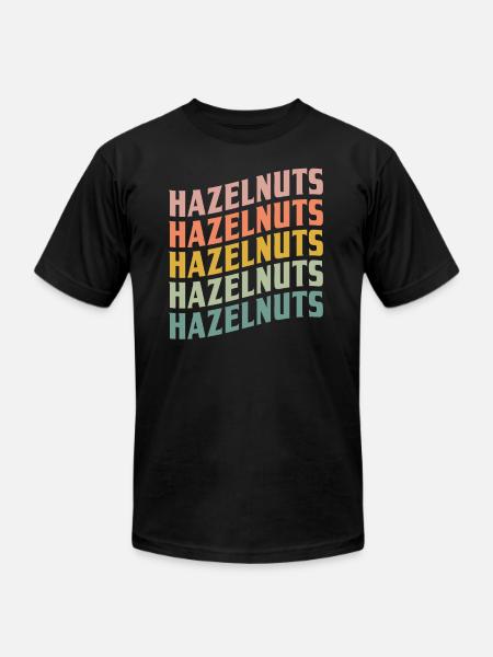 Hazelnuts - Unisex Jersey T-Shirt by Bella + Canvas - black